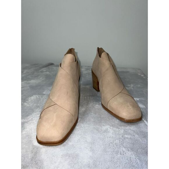 Women’s Eileen Fisher Ember Ankle Boots Tan Nubuck Leather 10 - Picture 11 of 11